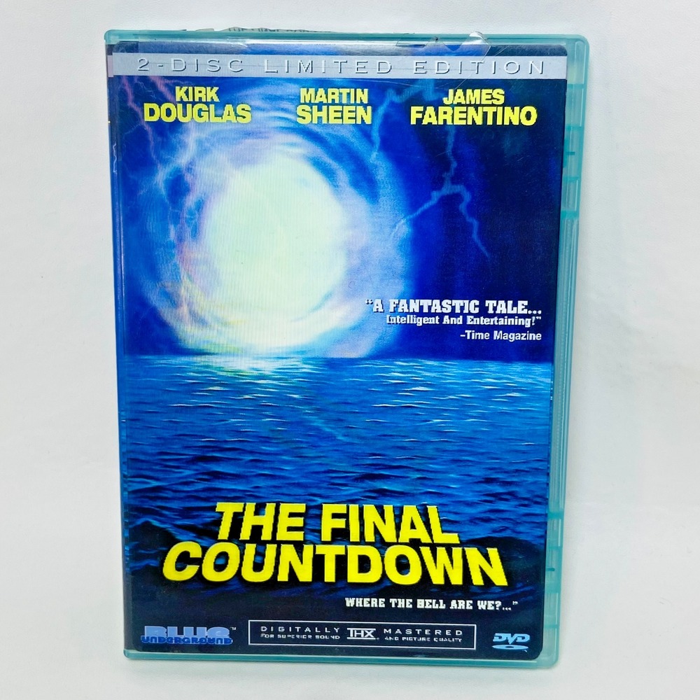The Final Countdown 2-Disc Limited Edition DVD Set Lenticular Cover Martin Sheen